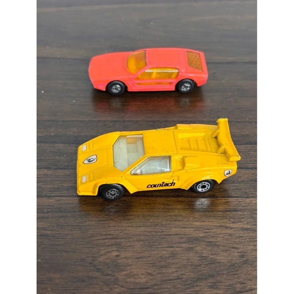 Vintage Matchbox Lamborghini Lot Countach LP 5000S 1985 & Marzal 1969 Diecast